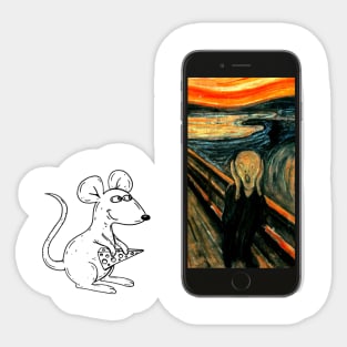 The Scream Sticker